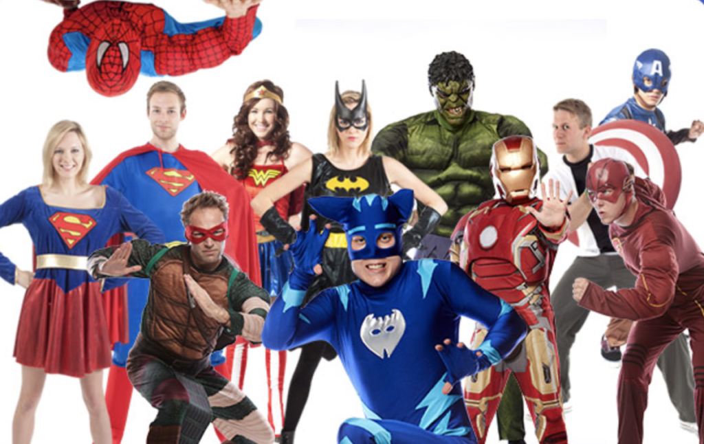 Zoom Party Superheroes